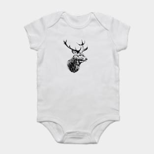 Deer portrait Baby Bodysuit